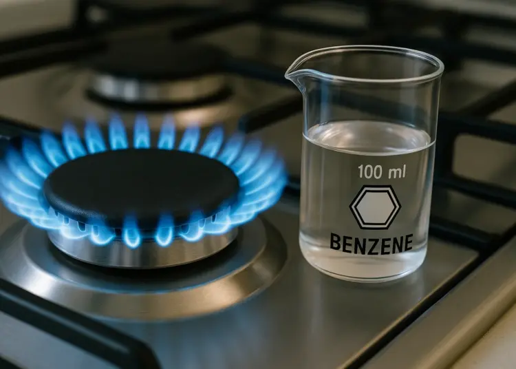 Benzene detected in household gas supplies raises health concerns