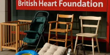 British Heart Foundation highlights prohibited items for charity donations