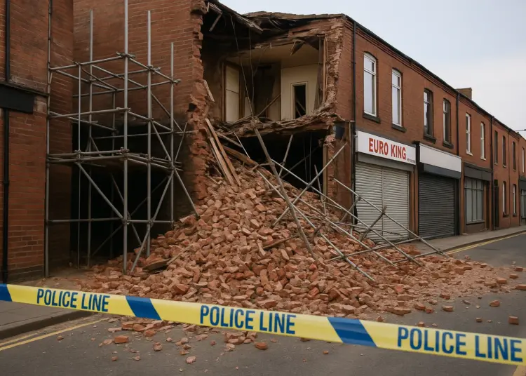 Building collapse in Oldham raises safety concerns as prior warnings ignored