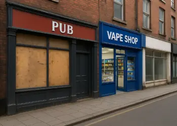 High streets face decline as pubs close and vape shops proliferate