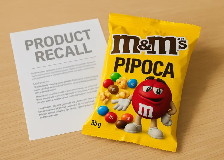 3D Trading recalls M&M’s Pipoca over allergen safety concerns