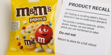3D Trading recalls M&M's Pipoca over allergy risk