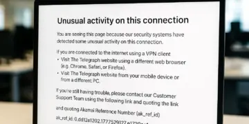 Access issues reported on The Telegraph website