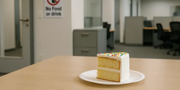 Company bans food sharing at work over health concerns