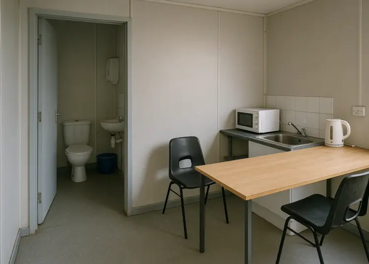 Construction company fined for inadequate worker facilities