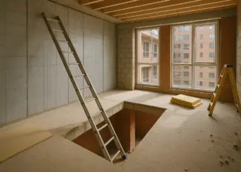 Construction firm fined after worker seriously injured in fall through unprotected stairwell opening