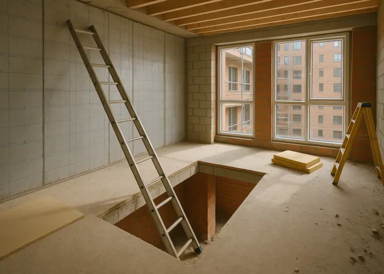 Construction firm fined after worker seriously injured in fall through unprotected stairwell opening