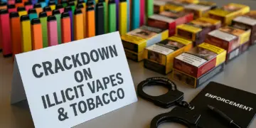 Government launches crackdown on illicit e-cigarette sales to protect youth