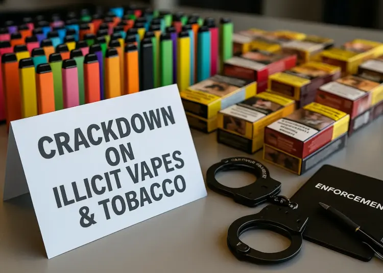 Government launches crackdown on illicit e-cigarette sales to protect youth