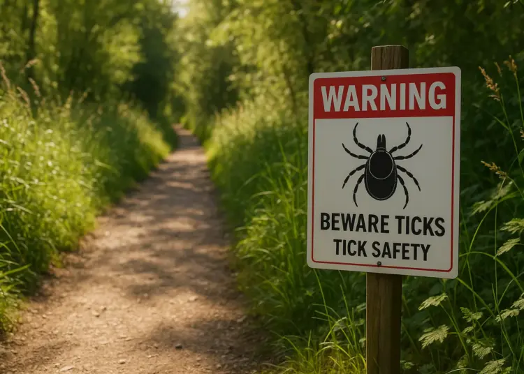 Health officials warn Britons about rising tick threat in countryside rambles