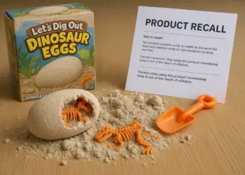 Mum fears for son's health after toy recall linked to asbestos