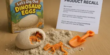 Mum fears for son's health after toy recall linked to asbestos