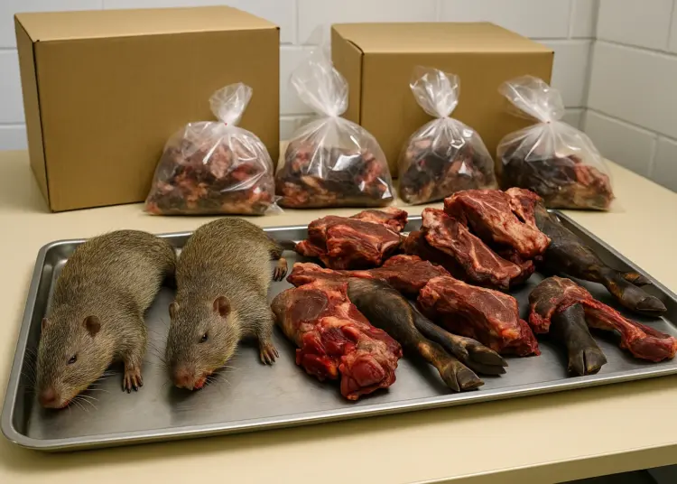 Police arrest man after illegal bushmeat raid in London