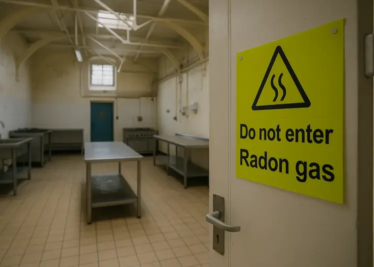 Prison evacuation as radon gas risk puts inmates' health in jeopardy