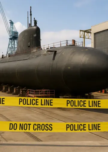 Worker hospitalized after incident at Devonport dockyard