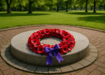 Wreath-laying service highlights ongoing fight for worker safety