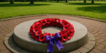 Wreath-laying service highlights ongoing fight for worker safety