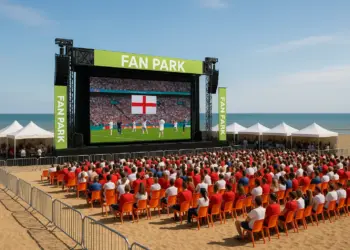 Brighton prepares for fan zone amid community concerns