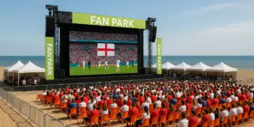 Brighton prepares for fan zone amid community concerns