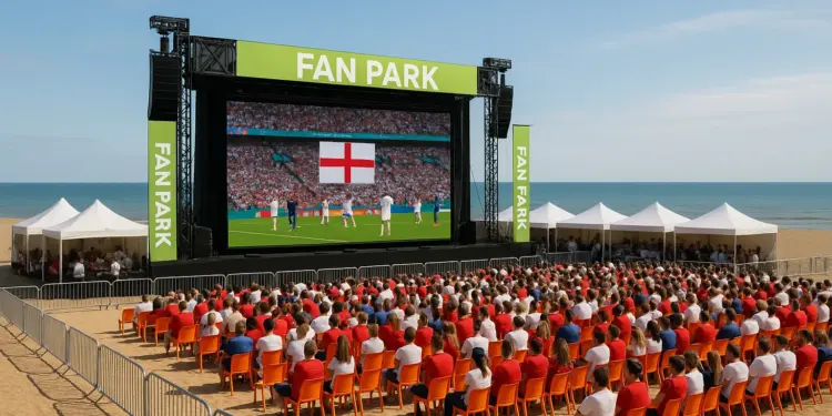 Brighton prepares for fan zone amid community concerns