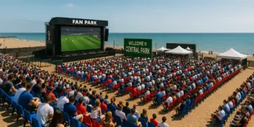 Central Park transforms Brighton beach into World Cup fan zone amid resident concerns