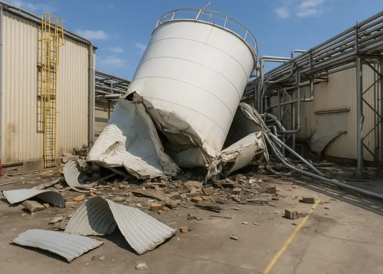 Company fined £350k following serious tank collapse injuring Scots worker