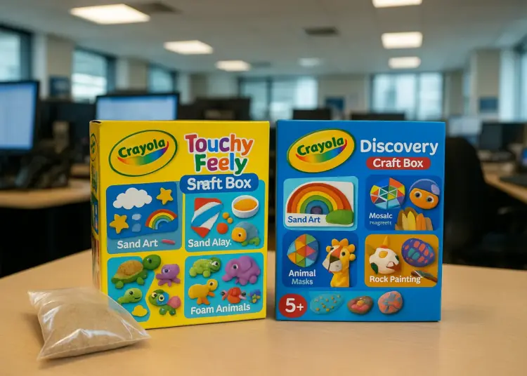 Crayola craft boxes recalled over asbestos concerns