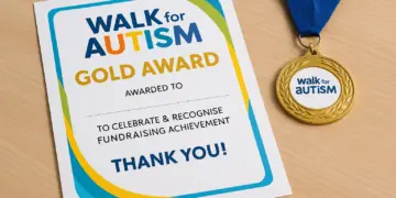 First Response Training staff exceed fundraising targets in Walk for Autism challenge