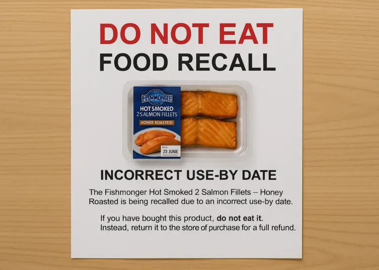 Food Standards Agency issues nationwide recalls for multiple products over health risks