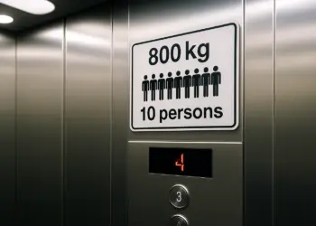 Lift capacity signs in Europe fail to reflect rising obesity trends