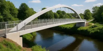 New bridge over River Irwell reconnects Radcliffe communities