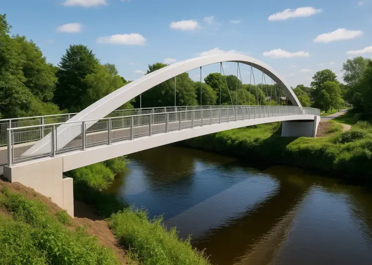 New bridge over River Irwell reconnects Radcliffe communities