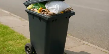 Rubbish collection could be at risk due to overweight bins