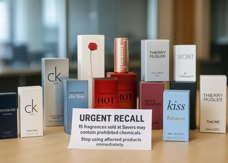 Savers issues urgent recall of perfumes over chemical safety concerns