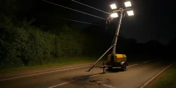 Tree surgeon suffers life-threatening injuries after electric shock from powerline