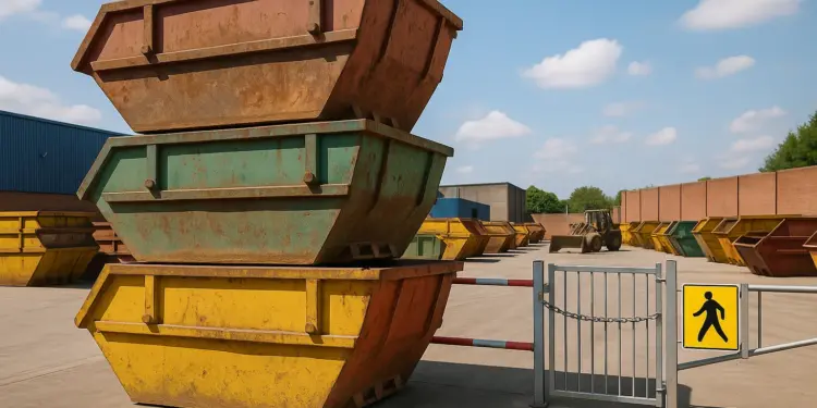 Waste company fined over dangerous skip stacking and safety failures Waste company fined over dangerous skip stacking and safety failures