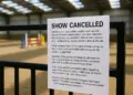 Aintree equestrian centre cancels show amid weather warnings