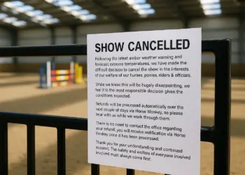 Aintree equestrian centre cancels show amid weather warnings