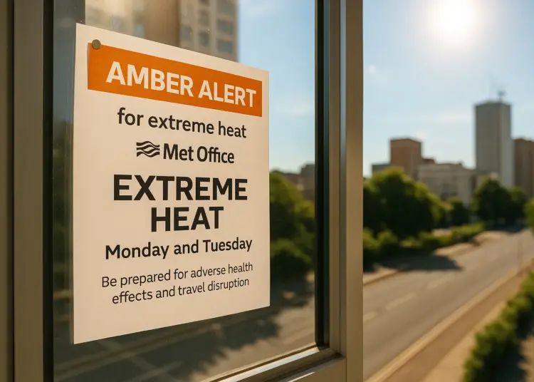 Amber alert issued as southern England braces for extreme heat