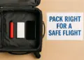 CAA warns travellers to pack electronics correctly for safe flights