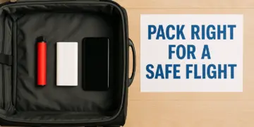 CAA warns travellers to pack electronics correctly for safe flights