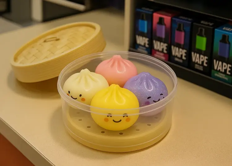 Concerns rise over toxic counterfeit squishy dumplings for kids