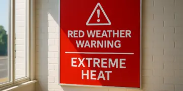 Extreme heat prompts rare red weather warning across the UK