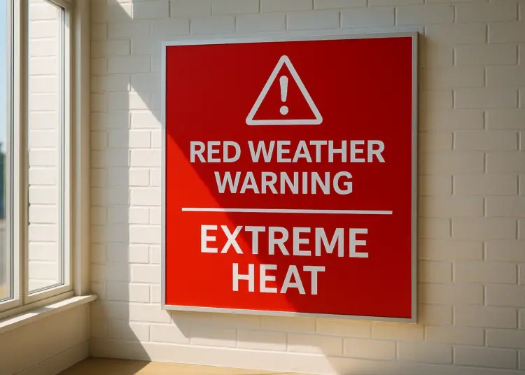 Extreme heat prompts rare red weather warning across the UK