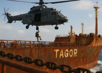 French and British forces intercept sanctioned Russian oil tanker in international waters