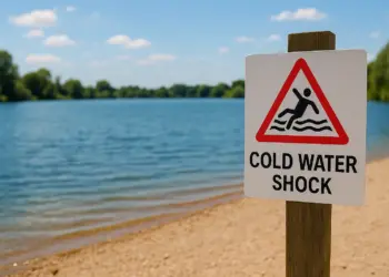 Heatwave health warning as cold water shock risks rise