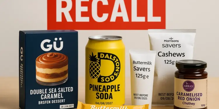 Multiple food recalls issued over health and safety concerns