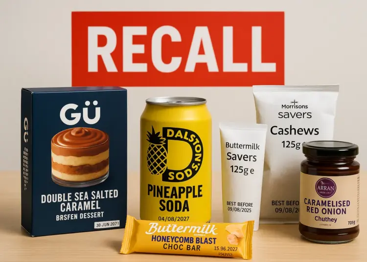 Multiple food recalls issued over health and safety concerns
