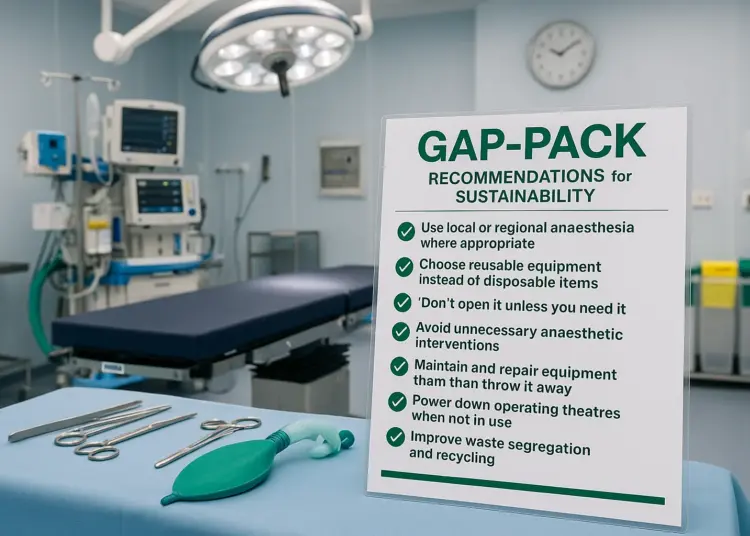 New guide aims to promote greener practices in global anaesthesia and perioperative care