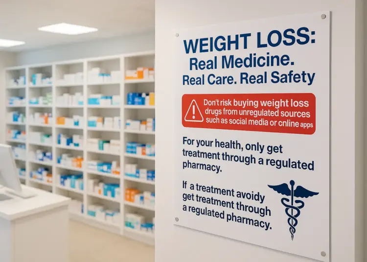 Pharmacy campaign warns against dangers of unregulated weight loss drugs